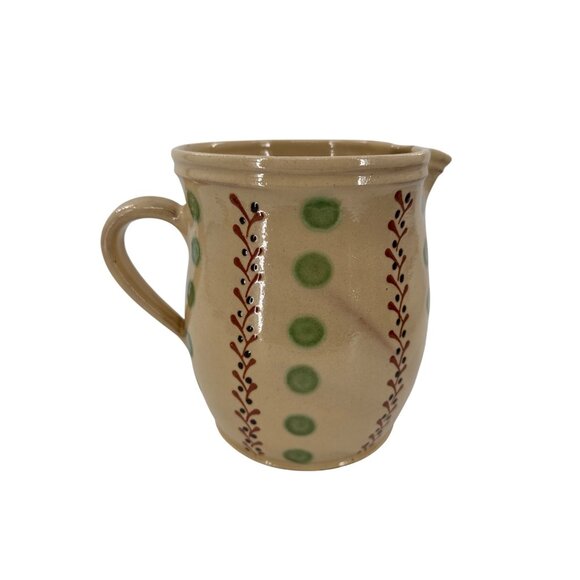 JC Hermann Evires Terracotta Pitcher Primitive French Terracotta Savoie‎ Signed - Picture 1 of 7